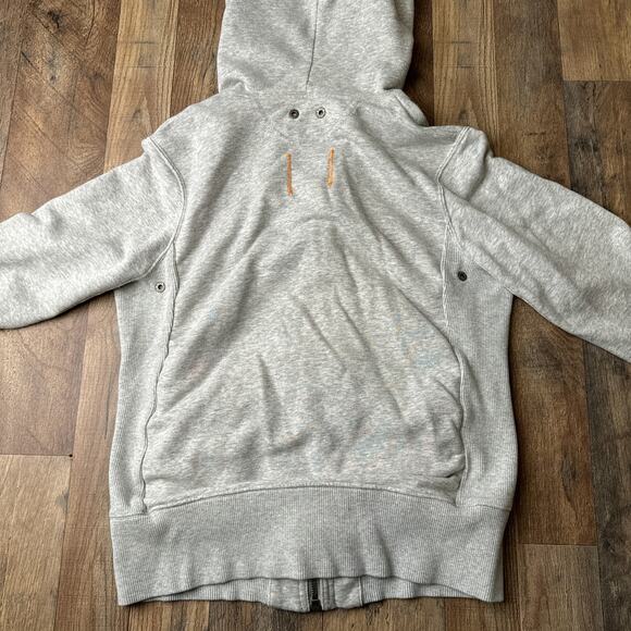 Nike Jacket Hoodie Women's Medium Gray Sneakers Athletic Training Fitness 5823 - Picture 9 of 15